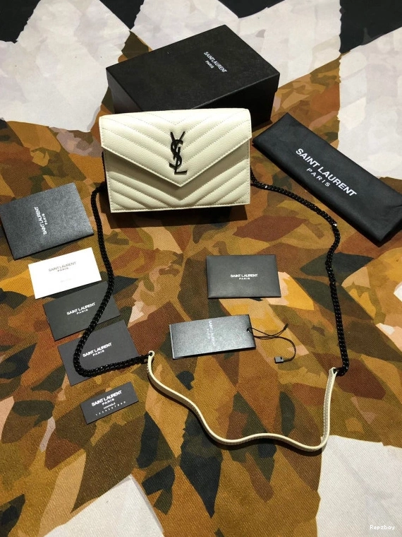 Repzbay REP YSL CHAIN CASSANDRE WALLET MATELASSÉ 0804